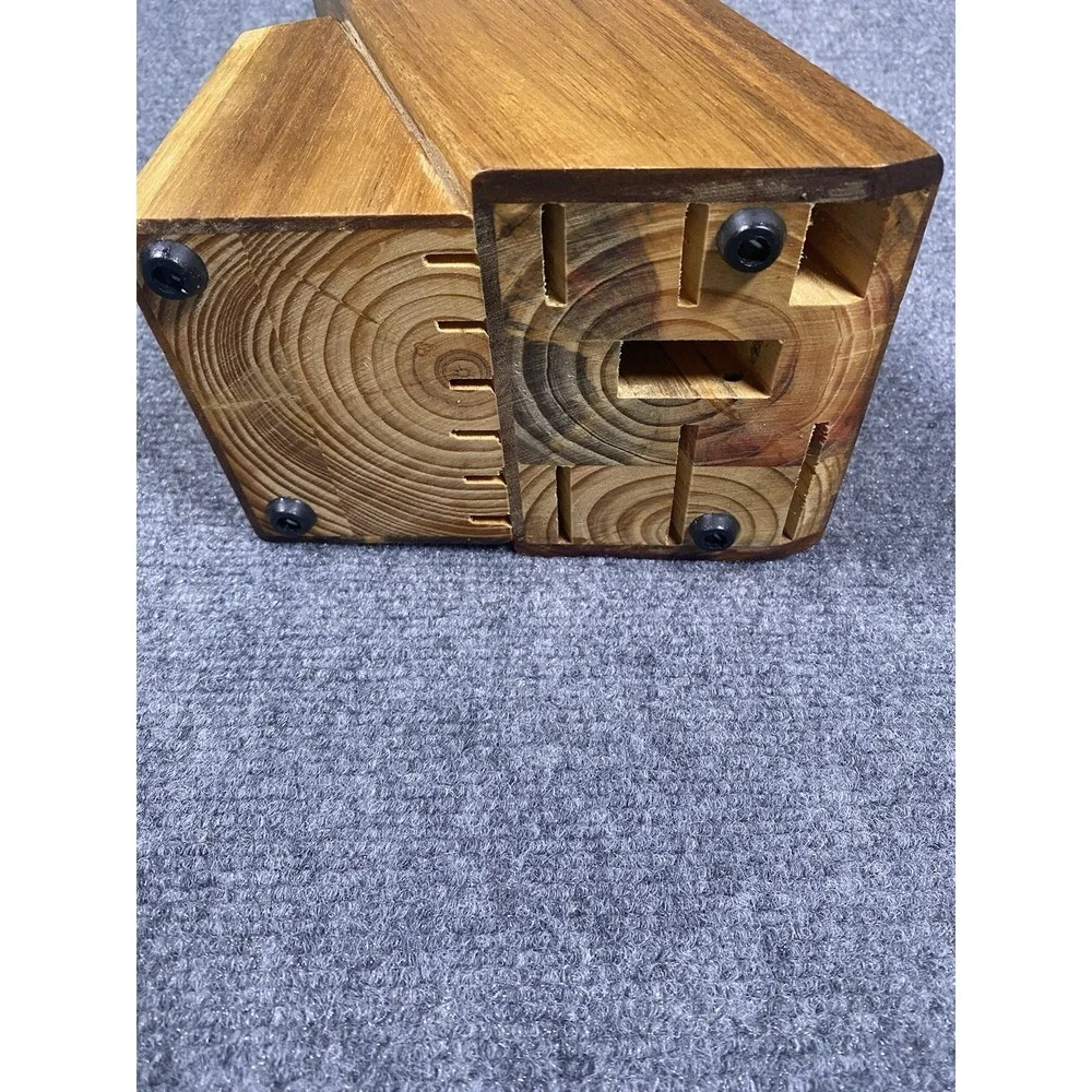 The Pioneer Woman Wooden Knife Block Holder 13 Slots
